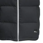 Vyri&scaron;ka liemenė su užtrauktuku Jack Wolfskin Nature Corduroy, juoda