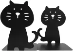 Cat atramos knygoms, mielos ir storos metalinės, tvirtos knygų laikiklis bibliotekai, mokyklai, biurui, namams, studijoms, 1 pora