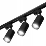 LEDLux &Scaron;viestuvų sistema: 1m bėgis + 3x gu10 led lempos