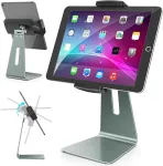 Abovetek reguliuojamas plan&scaron;etinio kompiuterio stovas, aliumininis laikiklis, skirtas Ipad 7&ndash;12,9 colių Pro Air Mini Galaxy Tab Nexus parduotuvėms, biurams, registratūroms, virtuvėms