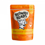 MEOWING HEADS Paw Lickin' Chicken (vi&scaron;tiena/jautiena) 100g