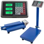 Virtuvinės svarstyklės Elektroninės svarstyklės 100 kg su LCD ekranu