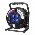 Orno MINI ilgintuvas 4 lizdai 2P+Z 15 m OR-AE-1339/G(GS) schuko pilka