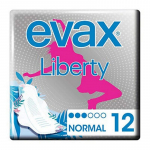 "Evax Liberty Normal" higieniniai įklotai su sparneliais 12 vienetų