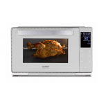 Mikrobangų krosnelė Caso | Compact orkaitė | Bake & Style 26 Touch | Easy Clean | Compact | 1500 W | Sidabrinis