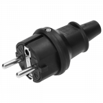 Orno Uni-Schuko mini ki&scaron;tukas, juodas, IP44, 16A, 230V, 25 vnt.