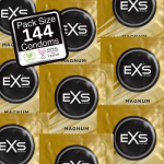 EXS Magnum 60mm Large Size Latex Protection 144-Pack