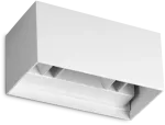 Sieninis &scaron;viestuvas Ideal Lux 25W LED sieninis fasado &scaron;viestuvas ATOM, baltas, 3000K, IP54, 328652