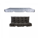 Pagalvėlės su stogeliu sūpynėms 150 cm Piemont H024-07PB PATIO
