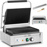 Royal Catering Briaunuotos elektrinės kontaktinės grotelės 33 x 22 cm 2200 W
