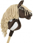 Super Hobby Horse Hobby Horse lazdelinis arkliukas Super Premium western IV tamsiai rudas A4