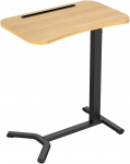 Spacetronik &bdquo;Buddy 05&ldquo; rankiniu būdu reguliuojamas stalas, juodas medis