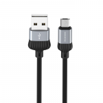 USB kabelis BOROFONE BX28 Dignity microUSB pilkas 1m