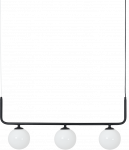 Pakabinamas &scaron;viestuvas Customform Lempos, CATKIN 3, 0.8x0.33 m, Juoda