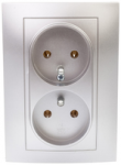 Elektro Plast Nasielsk Elektro-Plast Karlo dvigubas lizdas (1735-06)