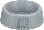 Trixie Dogs bowl, ceramic, 1 l/&oslash; 20 cm, pilkas/mėlynas