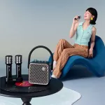 Garsiakalbis Divoom Divoom SongBird-SE Juodas Garsiakalbis BT su efektami karaoke