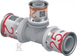 Uponor S-PRESS PLUS TEE RAUDONA PPSU 25-20-25