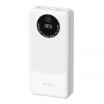 Powerbank Dudao K12Pro 22.5W PD 20000mAh USB-A, USB-C - baltos spalvos