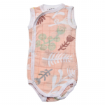 &bdquo;Cocoon Lodger Romper&ldquo; &bdquo;Botanimal&ldquo; medvilninis berankovis bodis, pliu&scaron;inis, 68 cm, RF 073_68