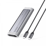 Disko dėžutė Orico AXM2S-G2 M.2 NVME/NGFF USB-C 6Gb/s / 10Gb/s - pilkos spalvos