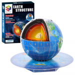 Lean Toys 3D Žemės planetos dėlionė 50pcs