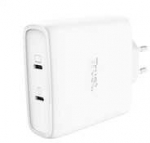 TRUST GaN Nab&iacute;ječka MAXO 100W 2-Port, USB-C, b&iacute;l&aacute;