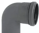 Nicoll Nordic As Ht-Pp (Amax Pro) &Oslash;40 mm x 87,5&deg; pilka lenkta jungtis