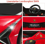 Promotions Vaiki&scaron;kas elektrinis automobilis, Lamborghini, 108x64x41 cm, Raudonas