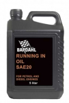 Bardahl 5 l įvažinėjimo alyvos, vienpakopės, 20