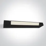 Sieninis &scaron;viestuvas 18W LED sieninis vonios &scaron;viestuvas, juodas, 3000/3500/4000K, IP44, 38118C/B/V