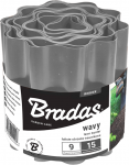 Bradas Banguotas vejos apvadas 9 m x 25 cm pilkas