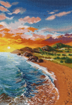 Oven Beldizart Siuvinėjimo kryželiu rinkinys "Sunset Harmony" S1501