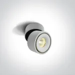 Lubinis &scaron;viestuvas 8W LED pavir&scaron;inis pakreipiamas &scaron;viestuvas, baltas, 3000/3500/4000K, 12108LA/W/V