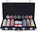 Bonideco Select Pokerio rinkinys 39x21x6cm., įvairių spalvų