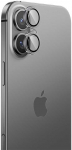 Benks Apsauginis stiklas Glass Warrior Lens Protector telefonui skirtas Apple iPhone 16/16 Plus (objektyvui 2 vnt) pilka