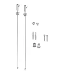 LED linijinio &scaron;viestuvo OFFICE LINEAR pakabinimo rinkinys
