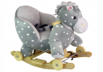 Lean Toys Supuoklinis arkliukas su baltais ta&scaron;keliais, 46 cm