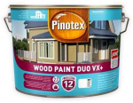 Krāsas koka fasādēm Pinotex Wood Paint Vx+, balta, 10 l