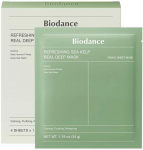 Biodance Refreshing Sea Kelp Real Deep Mask - veido kaukė 1 Box 34g X 4 vnt