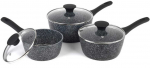 Salter BW11460BRMFO Megastone Thermo Collar 3-Piece Prikaistuvis Set - 16/18/20cm