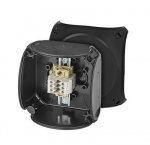 Hensel 62000339 ATEX jungiamoji dėžutė 2 ir 22 zonoms IP66 93x93x62mm juoda 3x2,5 mm2 Cu RX 0203 T