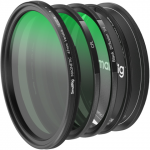 SmallRig 4726 5-in-1 Attachable Filter Kit VND 2-32 & CPL & 1/4 Effect Juodas Mist (67mm)