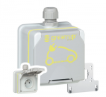 Legrand 090471 Žalias Pavir&scaron;inis transporto priemonės įkrovimo lizdas 2P+Z PLEXO 3,2kW IP66 090471