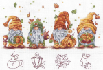 Andriana Beldizart Kryželio siuvinėjimo rinkinys "Rudens nyk&scaron;tukai" 32х21,5 cm SANO-34
