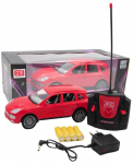 Radijo bangomis valdomas automobilis, 23x8x9 cm - Raudona
