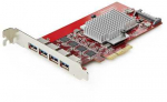 StarTech 4-PORT USB-A 10GBPS PCIE CARD - .