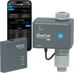 LinkTap i&scaron;manusis bevielis laistymo kompiuteris su IP66, programėle, srauto matuokliu ir Zigbee G2S