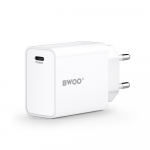 Telforceone BWOO wall charger 20W CDA226 QC 1x USB-C juodas