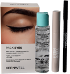 KEENWELL PACK EYES Rinkinys (tu&scaron;as 13 ml + pie&scaron;tukas 1,5 g + valiklis 75 ml)